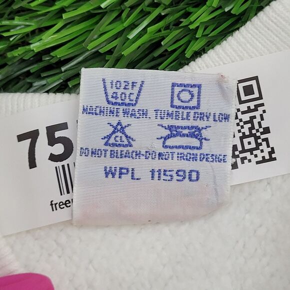 Vintage 90s Brown Sweatshirt Womens XL 21x24 White - Picture 9 of 15